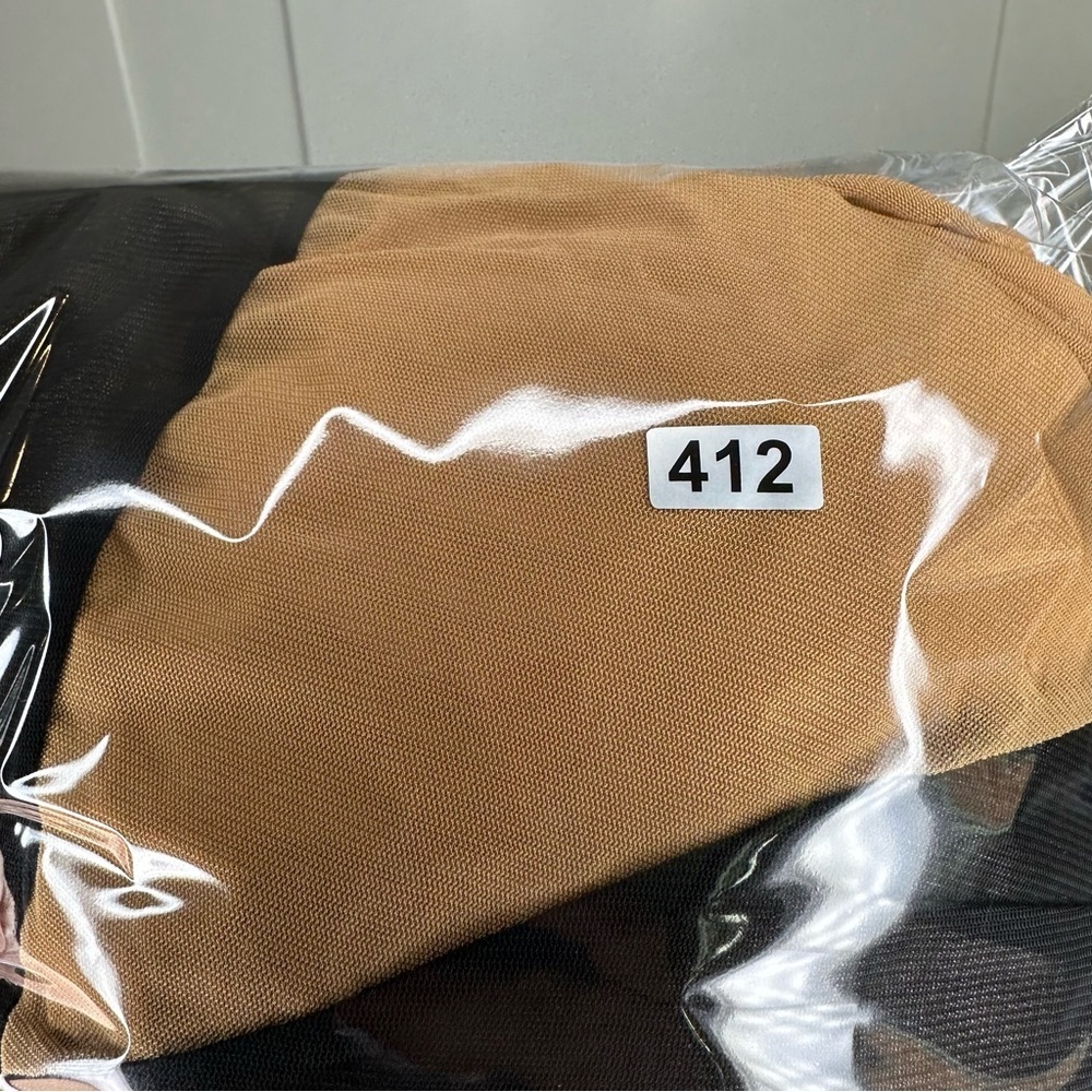 NWOT Retrofete Ford Mesh Dress Black Nude Size Large - Picture 11 of 11